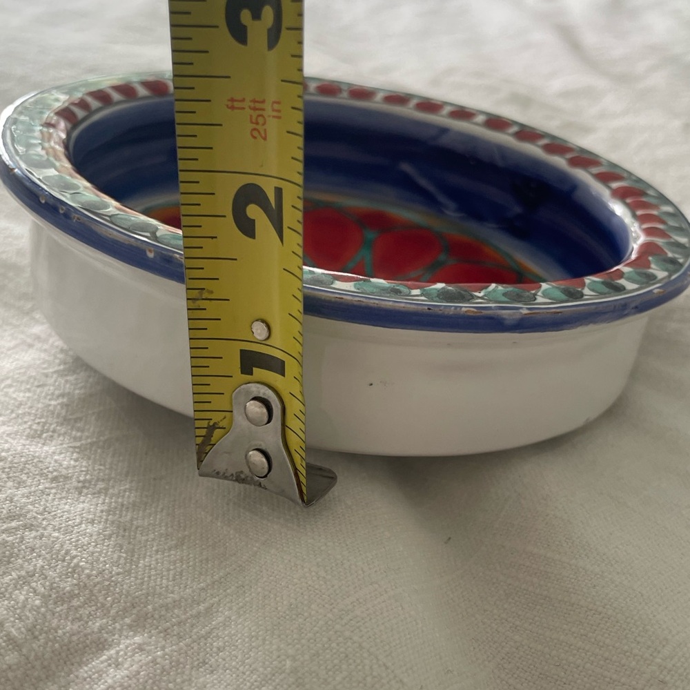 Arte D’Italia Sicilian hand painted ceramic bowl. Allegria vintage collectible - Picture 6 of 8